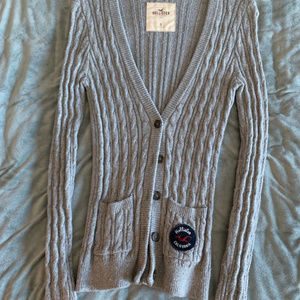 Hollister Gray Cardigan